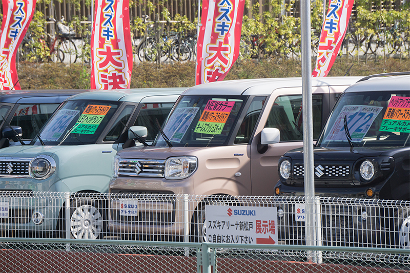 こめだ自動車の中古車販売